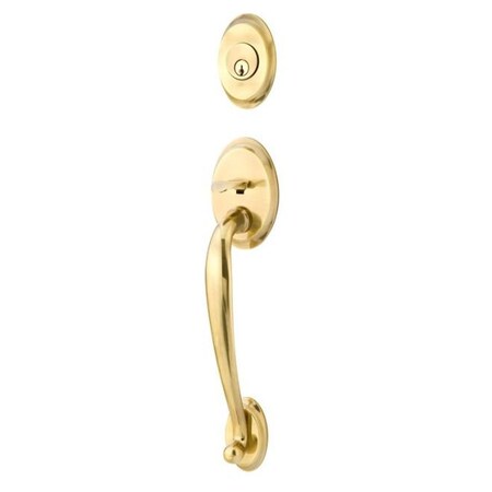 Emtek French Antique Brass Handleset 4420RUS7RH 4420RUS7RH